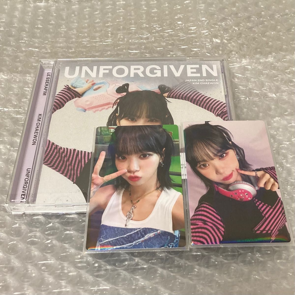 LESSERAFIM チェウォン UNFORGIVEN ソロジャケットCD フォトカード2枚