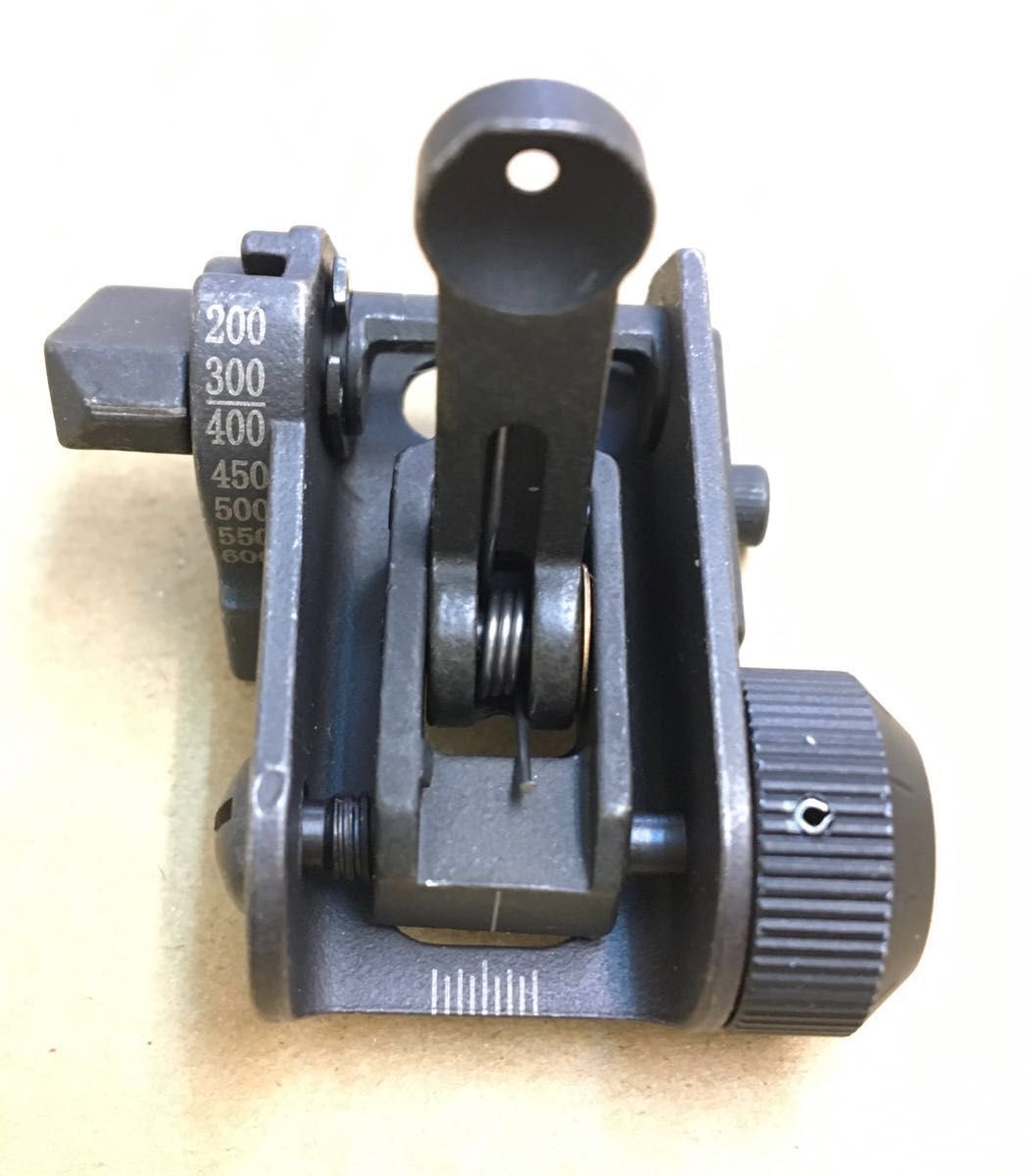 実物 マテックサイト MATECH BUIS/600m Backup Iron Sight リアサイト