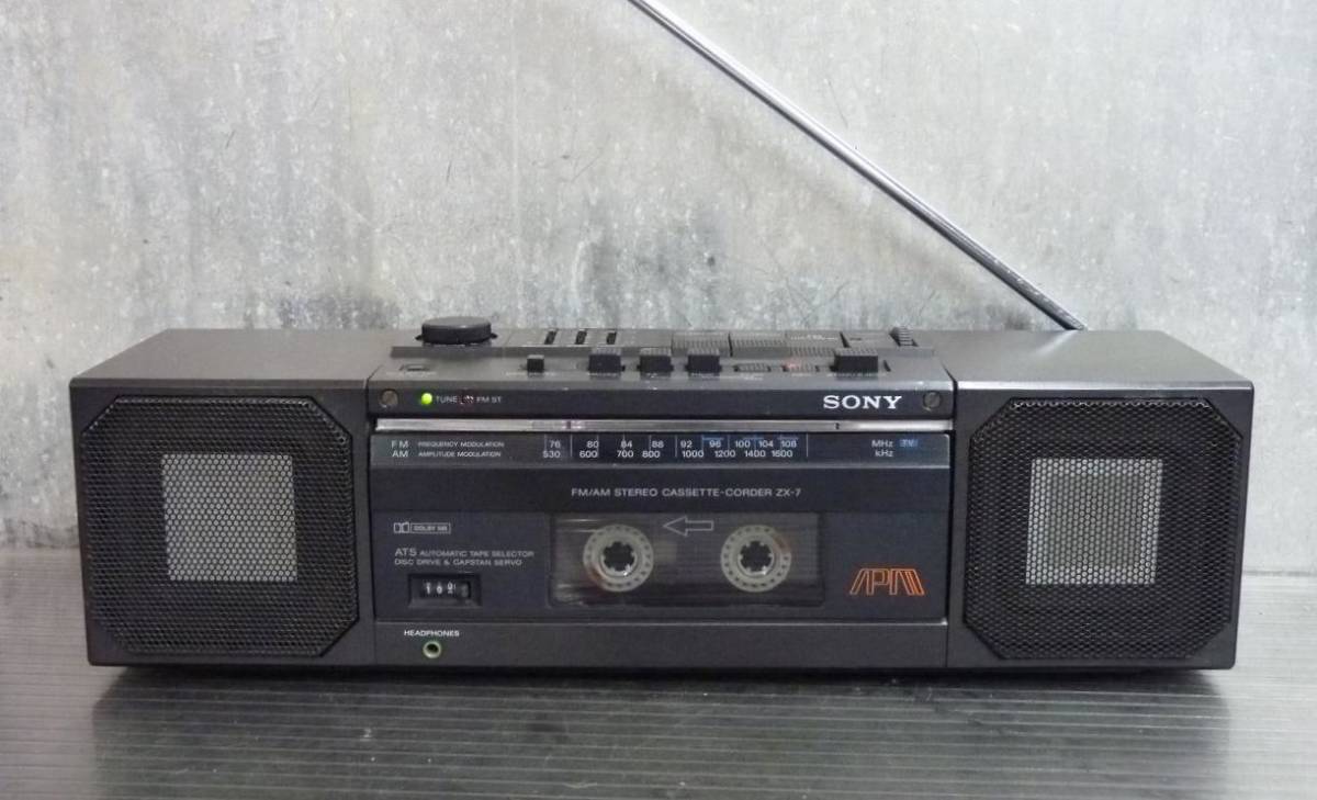 Yahoo!オークション - （Nz081070）SONY ZX-7 FM/AM ステレオ カセット