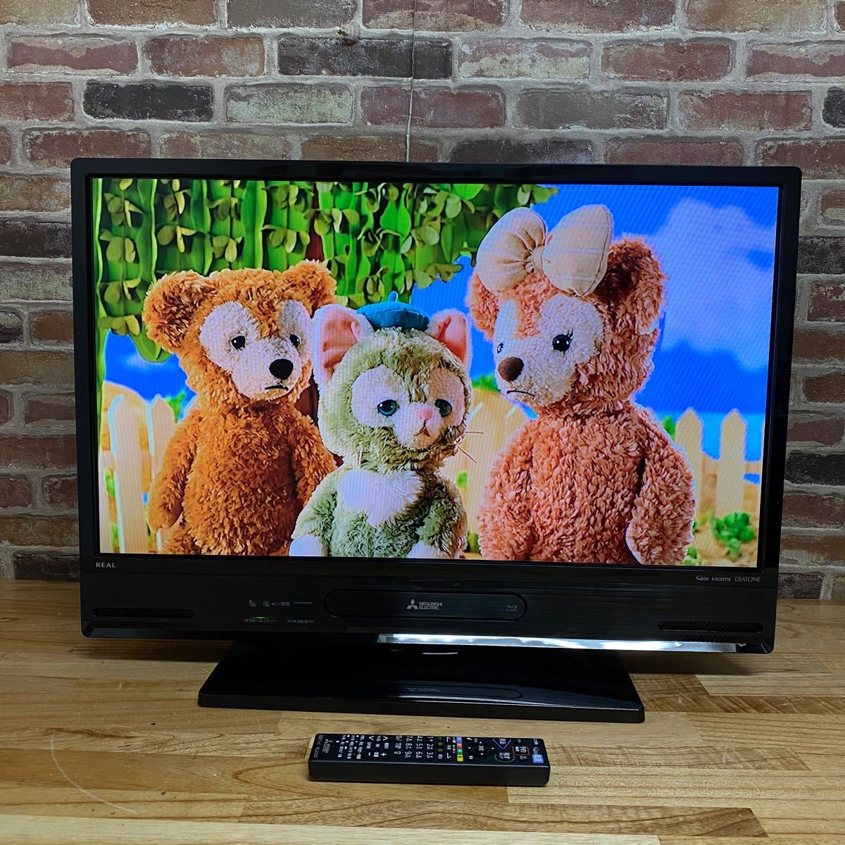 三菱 32V型 液晶テレビ 1TB HDD&ブルーレコーダー内蔵 REAL LCD