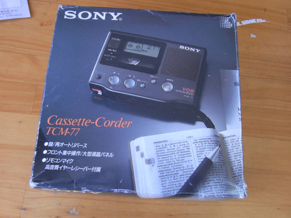 Nintendo Switch SONY Cassette-Corder TCM-77 Sony Cassette-Corder