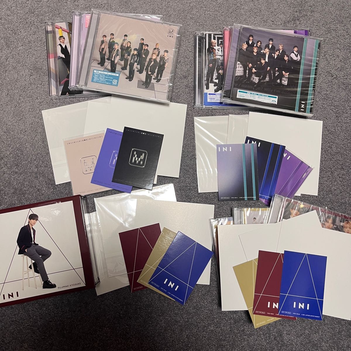 INI CD・トレカ・アザジャランダムセット売り(収納ボックス