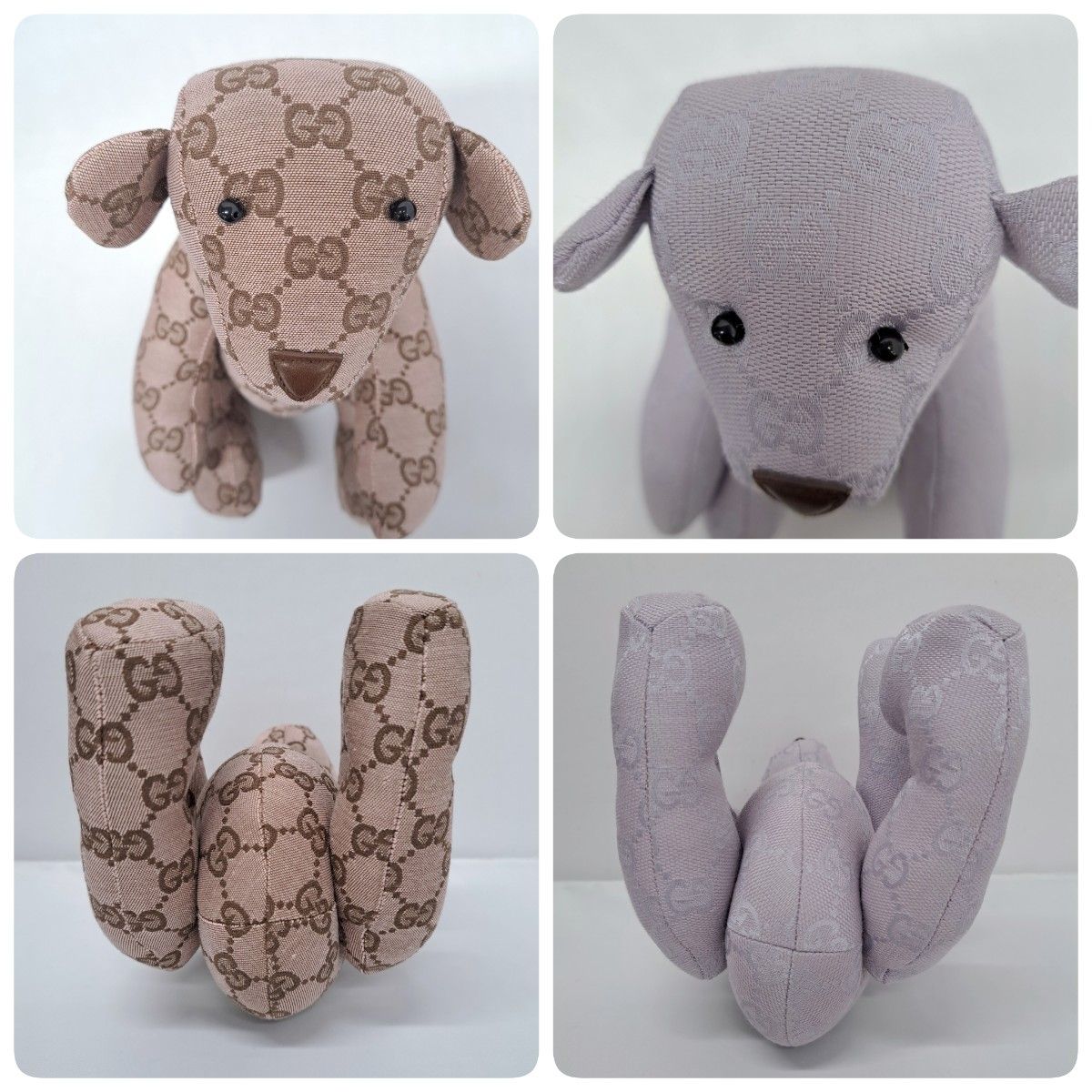 GUCCI グッチ ぬいぐるみ テディベア くま クマ 2体セット GG