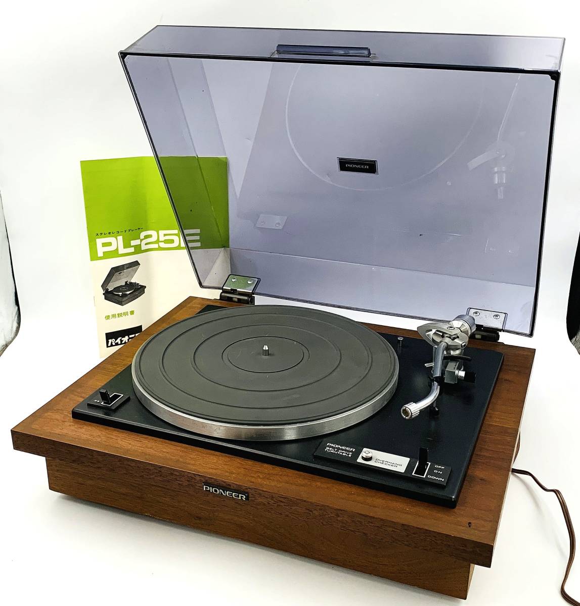 Yahoo!オークション - Pioneer パイオニア PL-25E ターンテーブル レコ