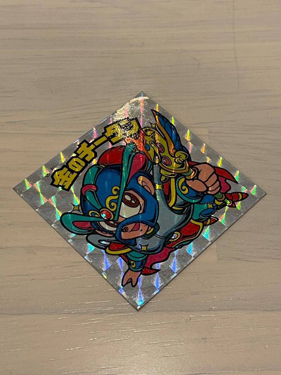 旧ビックリマン】 金のチータン 第27弾 ヘッド 裏面 誤植“メタンデル