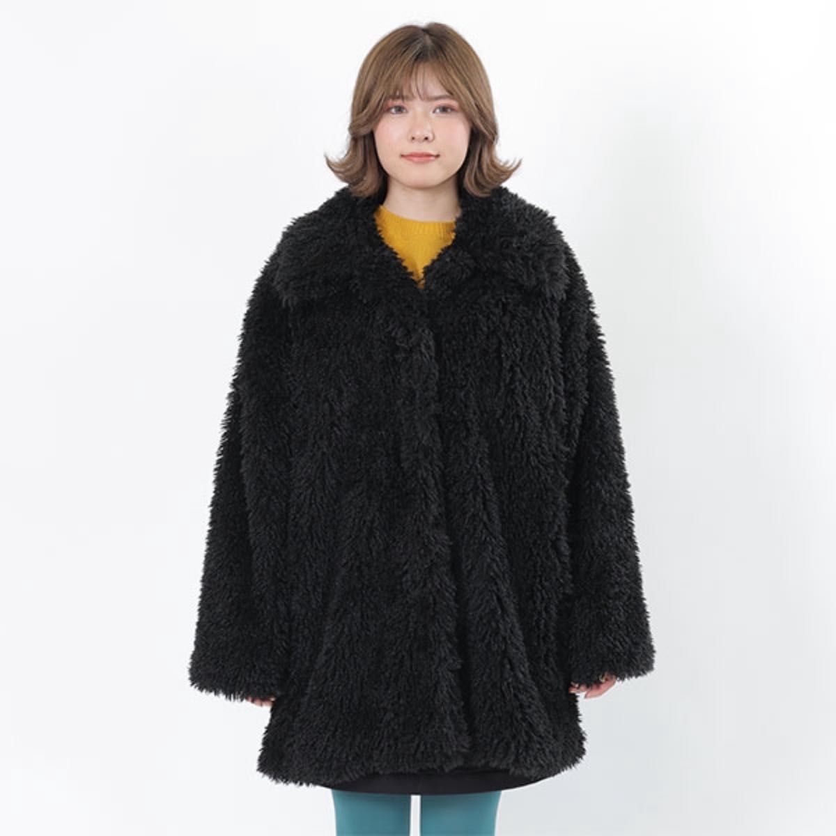 マリークワント アーカイブ ファー コート ブラック 黒 新品未使用品