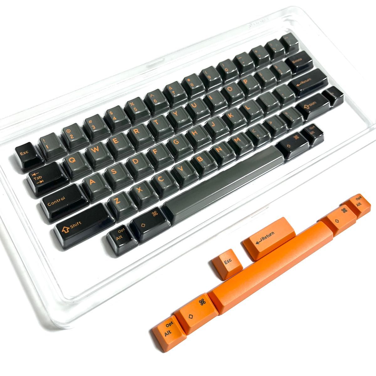 HHKB キーキャップ オレンジ キートップセット Domikey 67｜Yahoo