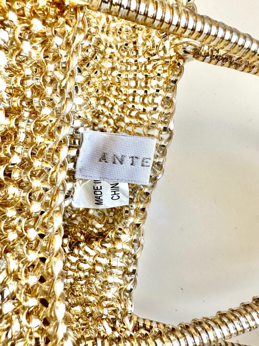 アンテプリマ ワイヤーバッグ ゴールド ベタつきあり｜Yahoo!フリマ