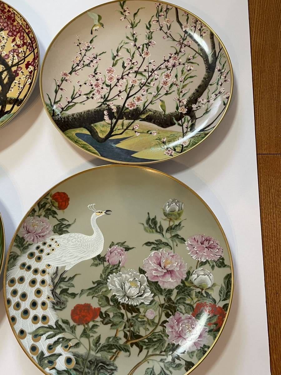 花鳥十二ヶ月の内 野畑直子 高級磁器 1982 フランクリン・ポーセリン