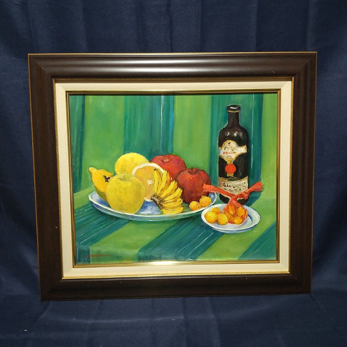 192 絵画 油彩 油絵 静物画 堀内治夫 作 額装 額縁付き｜Yahoo!フリマ