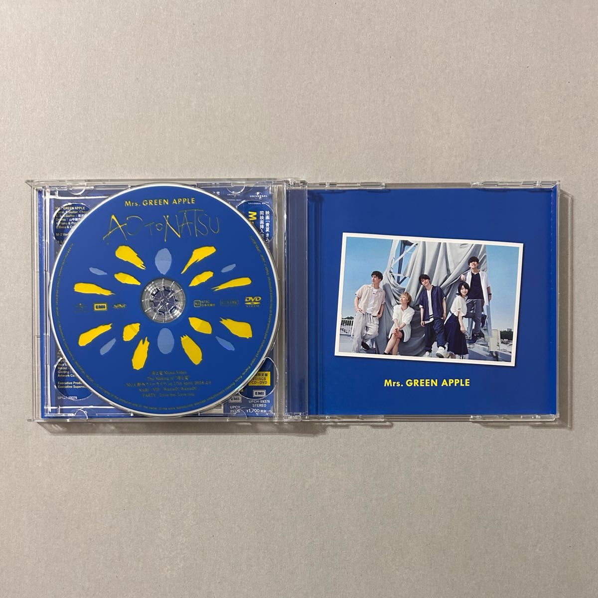 Mrs GREEN APPLE 青と夏 初回限定盤 CD DVD 帯付き ミセスグリーン