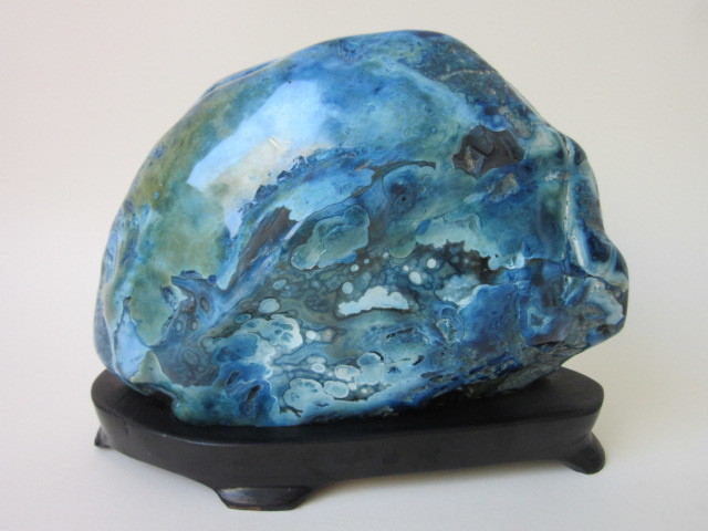 Yahoo!オークション - 青瑪瑙 メノウ ブルーアゲート 原石 天然石 鑑賞