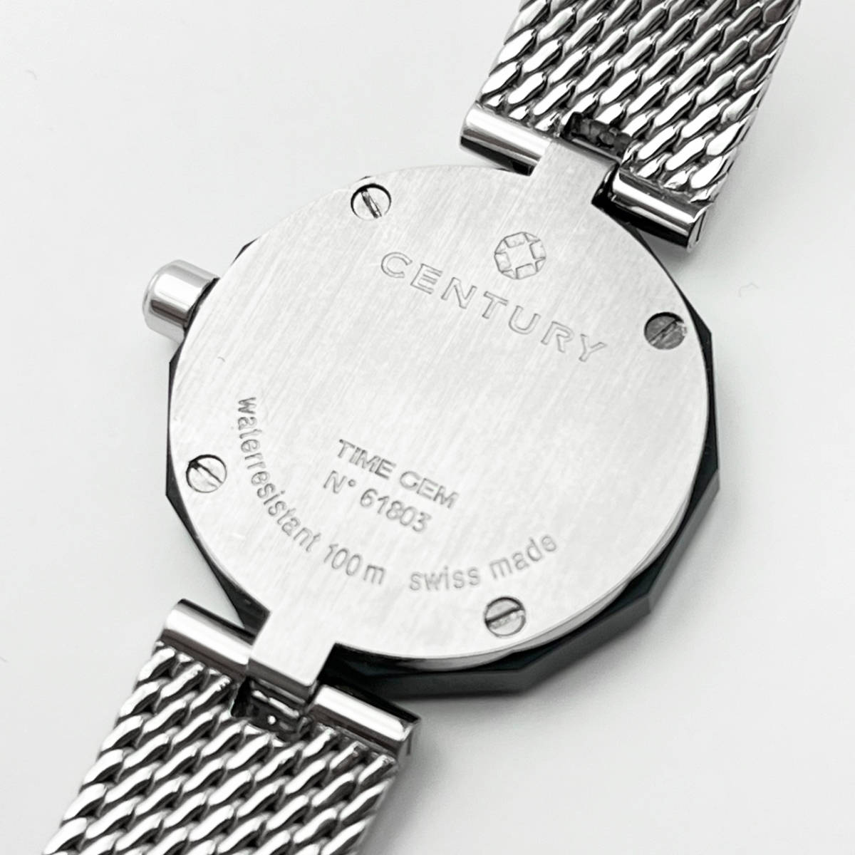 美品 稼働品 CENTURY センチュリー TIME GEM タイムジェム 12Pダイヤ
