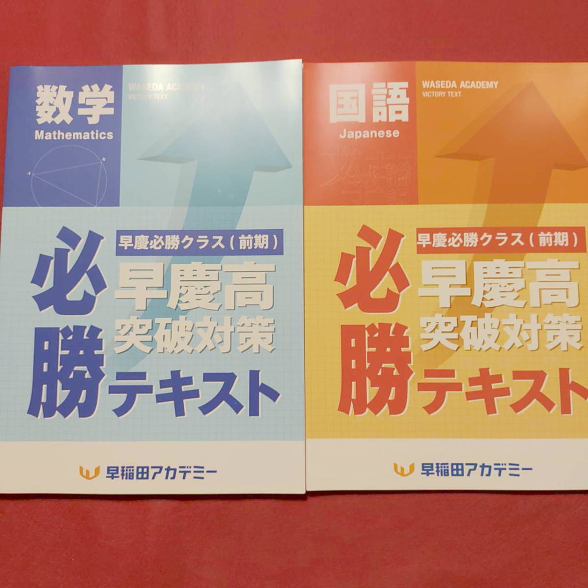 早稲田アカデミー 早慶高突破対策 必勝テキスト 数学 国語 前期 早稲
