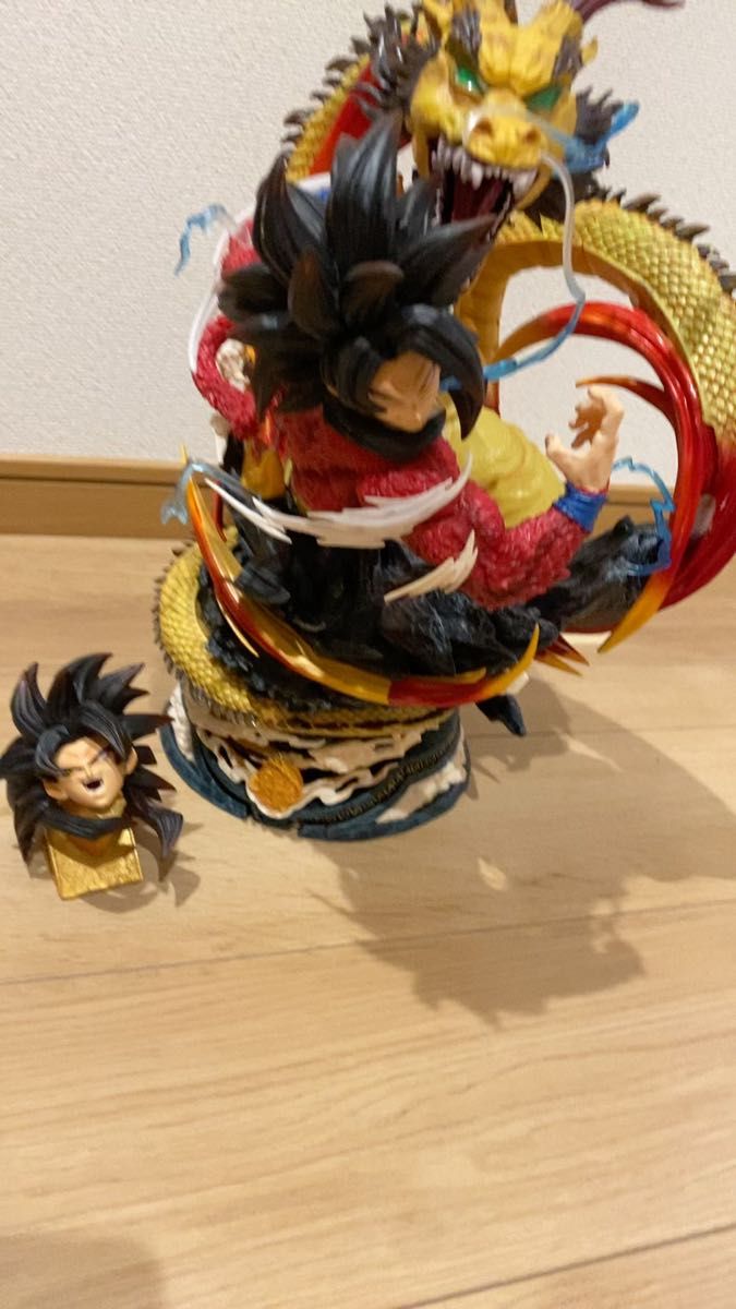 ドラゴンボール 特大 龍拳悟空 頭2個セットガレージキット｜Yahoo