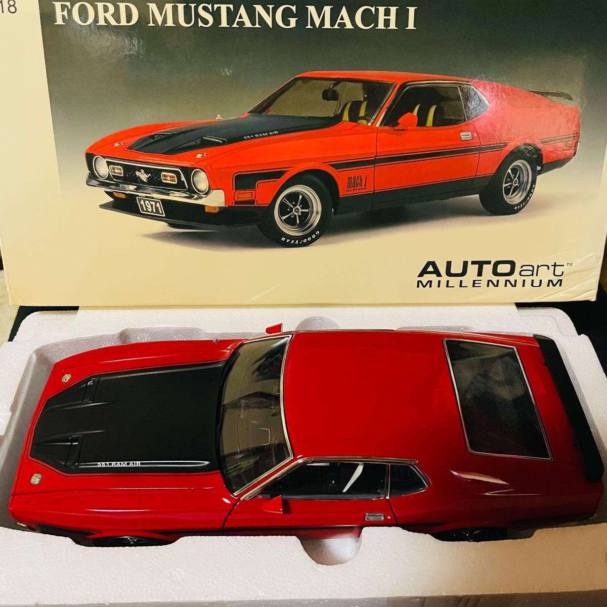 1/18 AUTOart フォード マスタング マッハ1 1971｜Yahoo!フリマ（旧