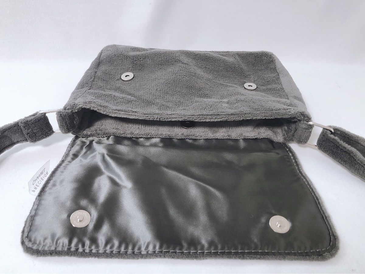 鑑定済 新品未使用 CHANEL シャネル パイル地 ノベルティ ショルダー