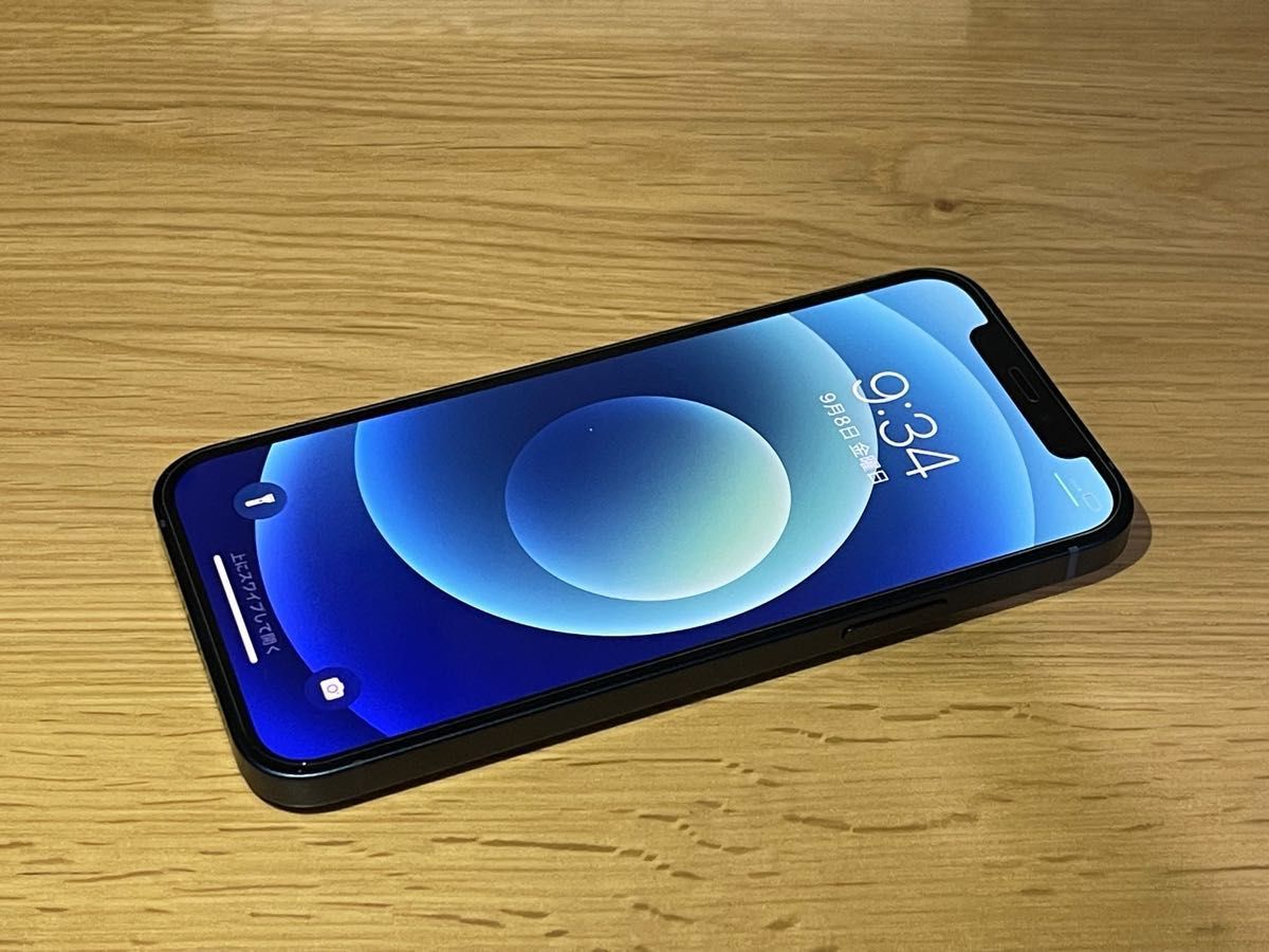 Apple iPhone 12 ブルー 64GB SIMフリー バッテリー100% 美品 スマホ