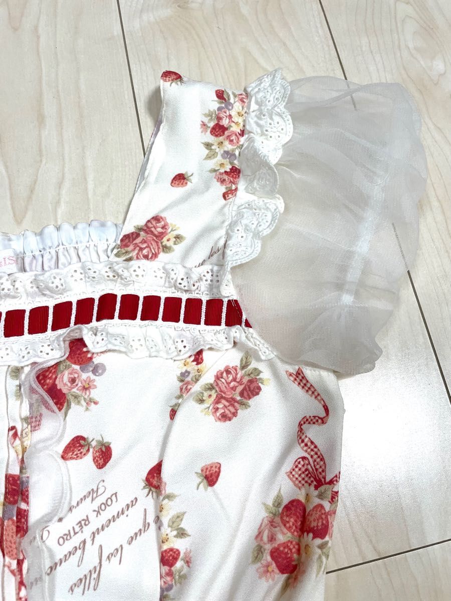LIZLISA いちごワンピース リズリサ イチゴ 苺 ストロベリー ワンピ