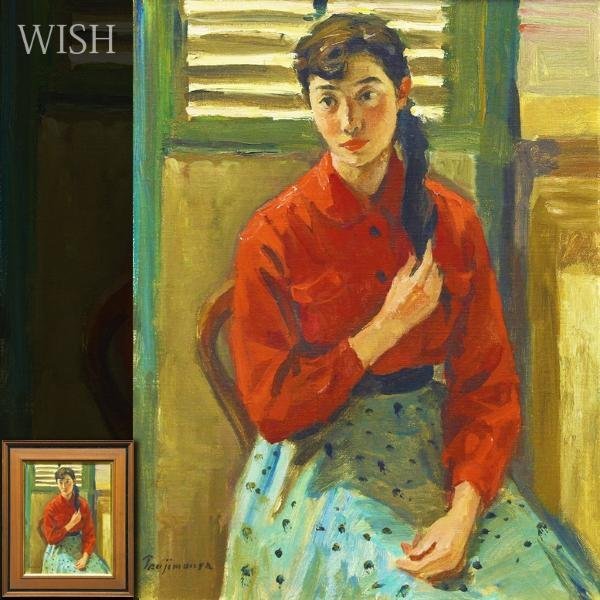 巨匠 小絲源太郎『山寺』油彩 カンヴァス F6 原画 真作保証 1点もの 鬼