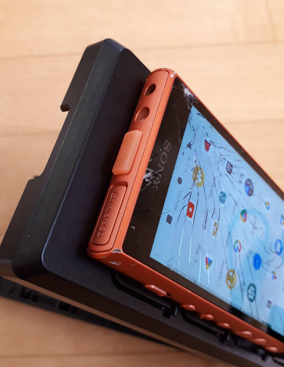 ソニー ウォークマンNW-A105/画面割れ/16GB/128GBmicroSDカードつき