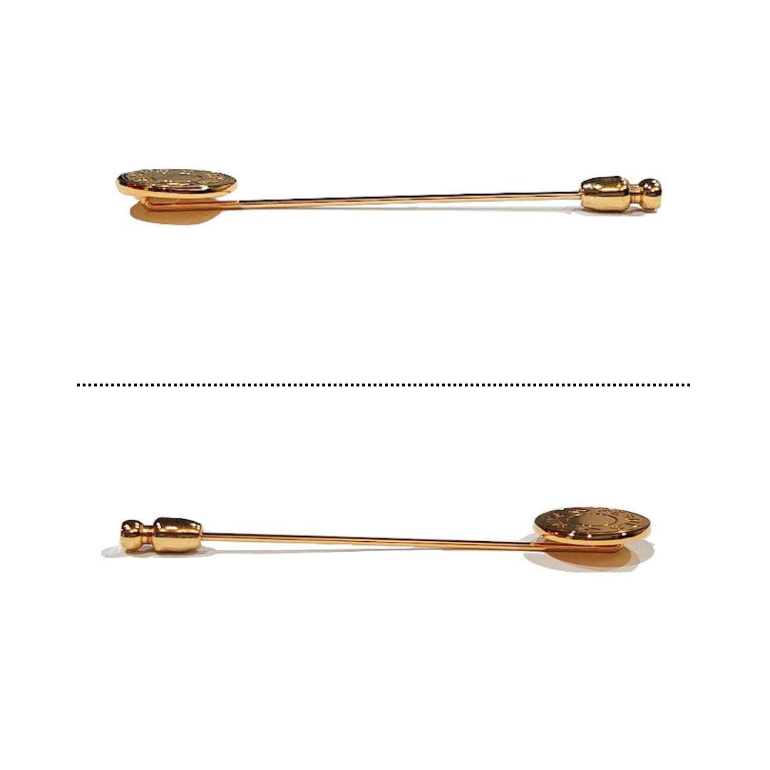 ほぼ未使用】HERMES エルメス セリエ ピンブローチ ハットピン