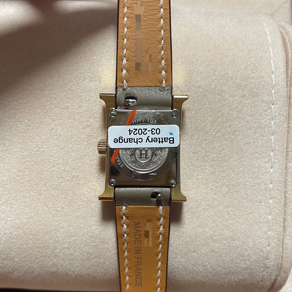 新品未使用】エルメス HERMES Hウォッチ TPM ミニサイズ 正規品