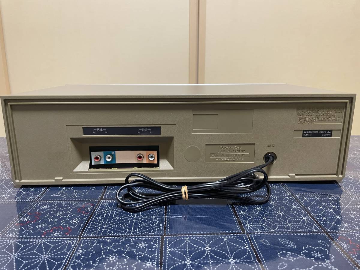 保証付き dbx搭載カセットデッキ Technic RS-M240X Dolby B/dbx NR