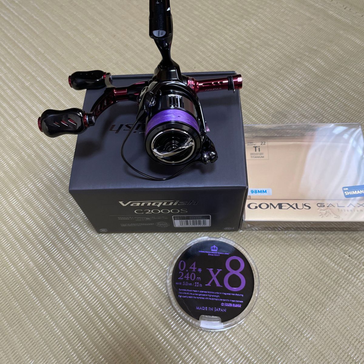 シマノ 23ヴァンキッシュC2000Sゴメクサスカスタム美品スクイッド