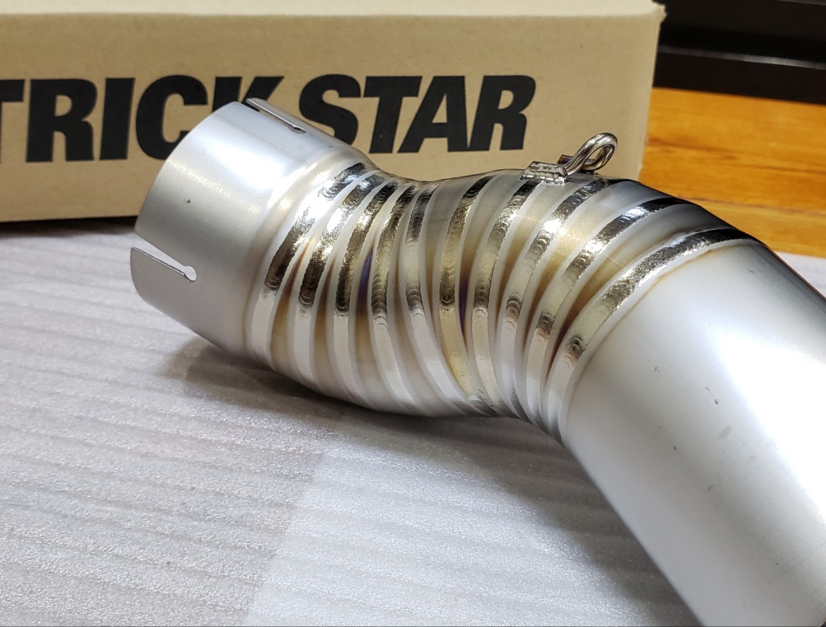 トリックスター│スリップオン リンクパイプ チタン│kawasaki ZX-10R