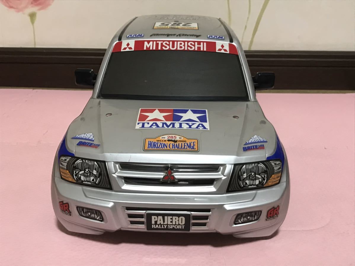 送料無料 1/10 タミヤ 三菱 パジェロ ラリーカー ラジコンボディ