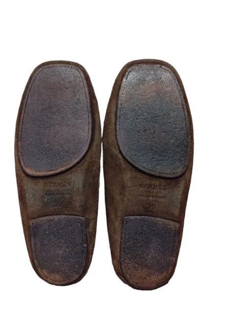 HERMES by Martin Margiela エルメス マルジェラ期スエードローファー