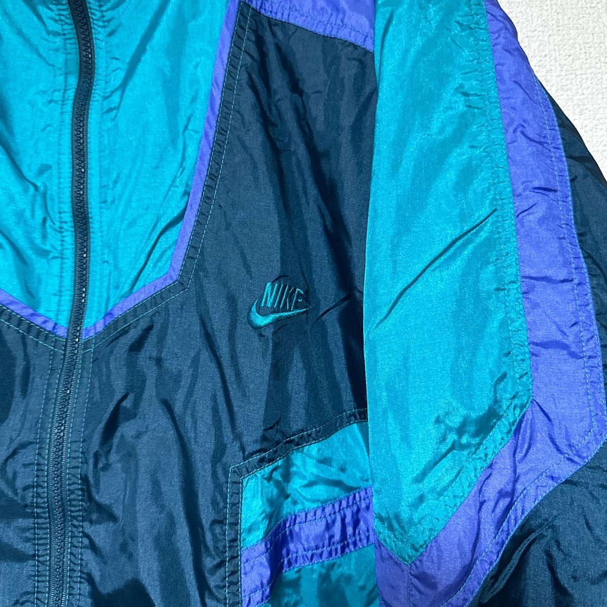 激レア XLサイズ ナイロンジャケット NIKE 90s 古着 ビッグサイズ