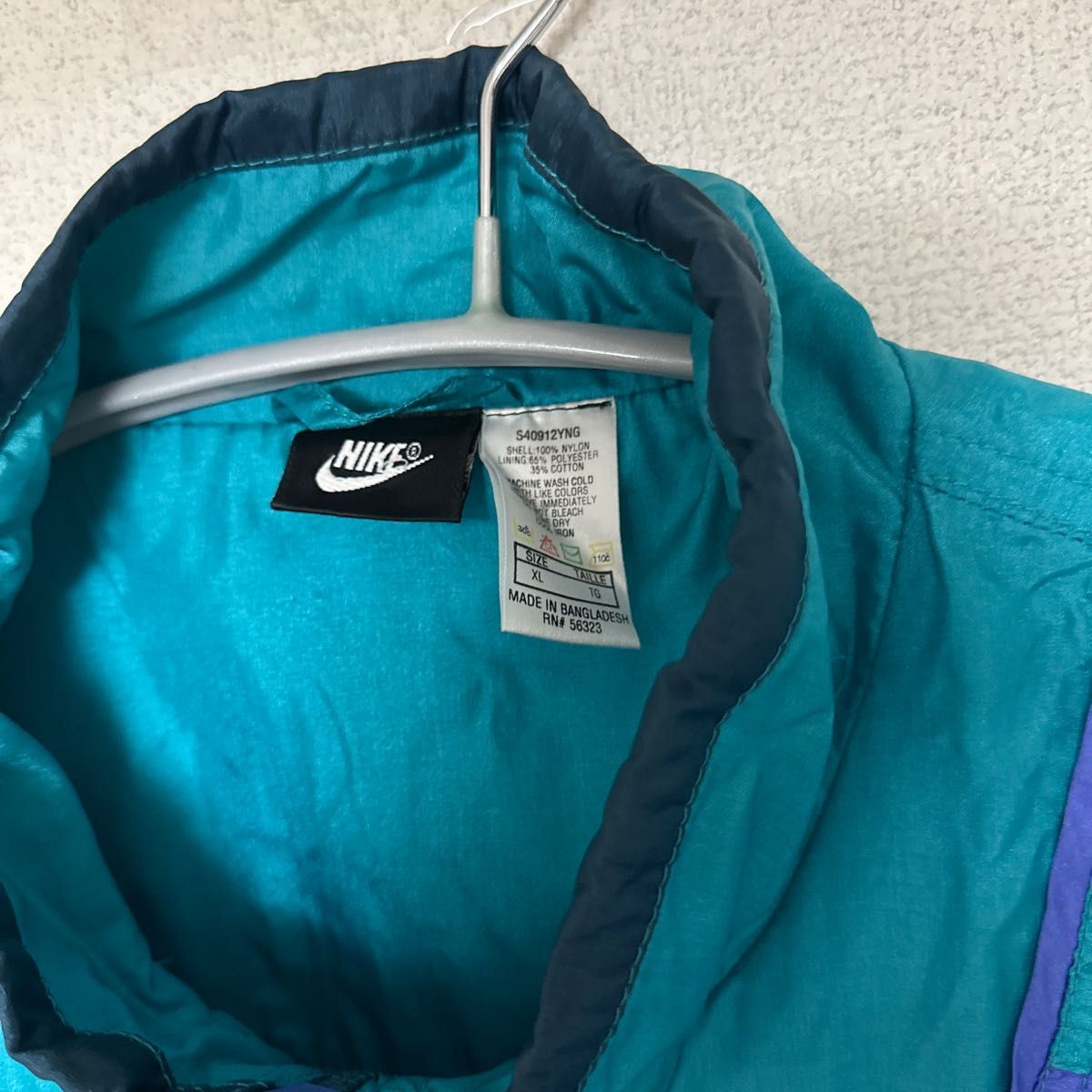 激レア XLサイズ ナイロンジャケット NIKE 90s 古着 ビッグサイズ