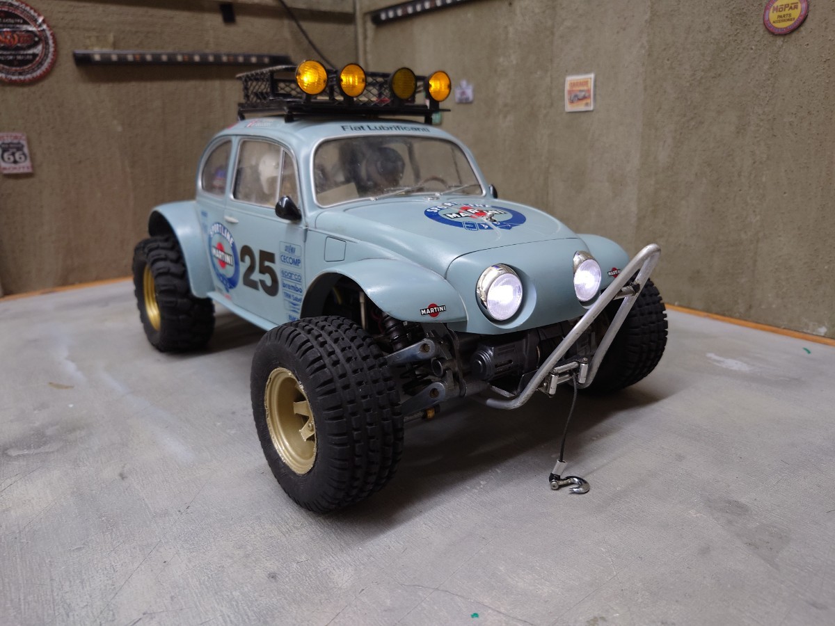 Yahoo!オークション - タミヤ1/10ワーゲンオフローダー完成品走行フル