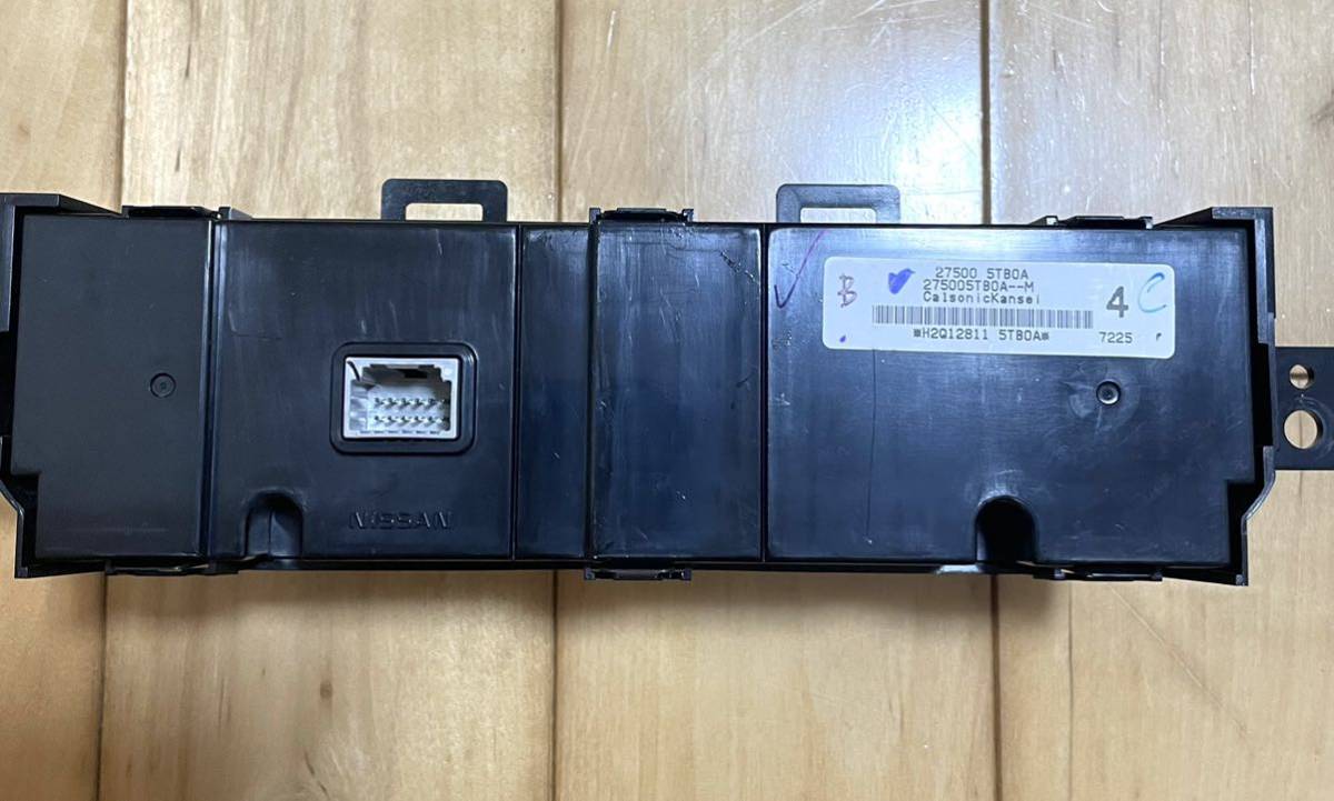 セレナ C27 GC27 エアコン スイッチ パネル SW LED 打ち変え品 27500