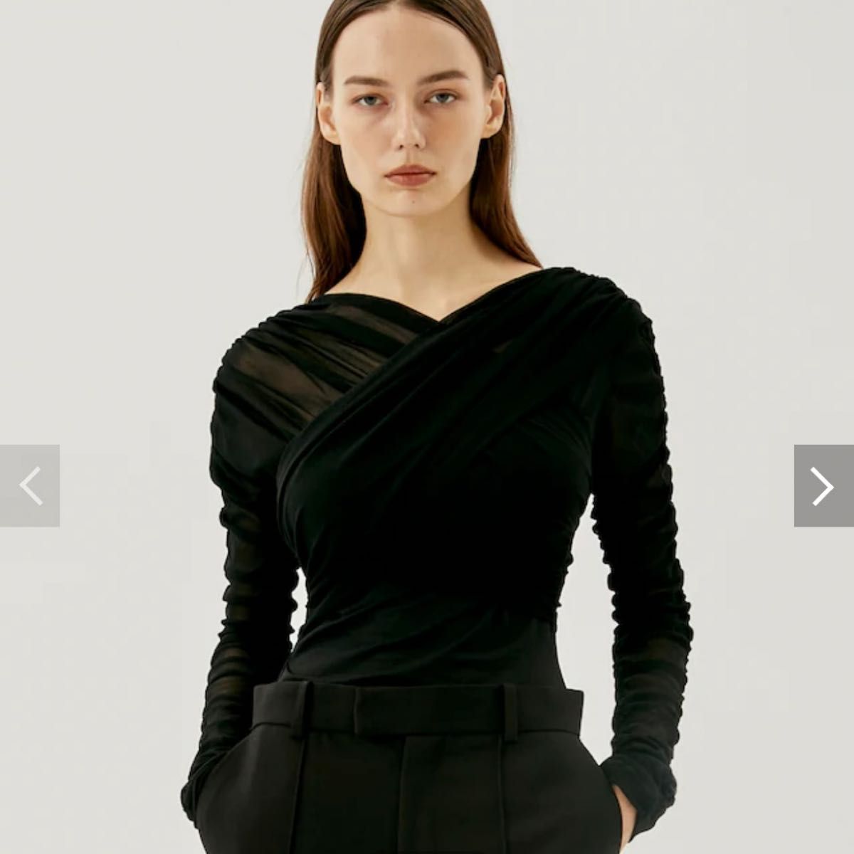 最終値下げ 完売品・新品未着用 FETICO フェティコ TULLE GATHERED