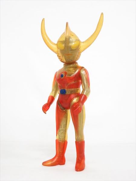 Yahoo!オークション - 当時物 ブルマァク ウルトラの父 ソフビ クリア