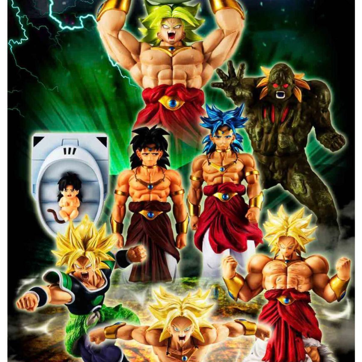 新品未使用品未開封 HG ドラゴンボールZ ブロリー 完全セット 8体