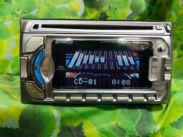 KENWOOD DPX-5200M スペアナ/EQ/DSP レトロ CD/MDLP MD CD
