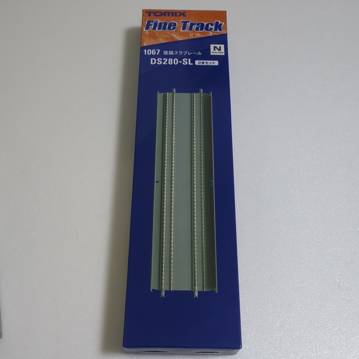 Yahoo!オークション - TOMIX 1067 複線スラブレールDS280-SL(F)（2本入