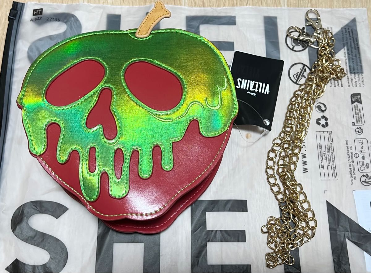 ディズニーストア 毒りんご リンゴ 白雪姫 ヴィランズ バッグ｜Yahoo