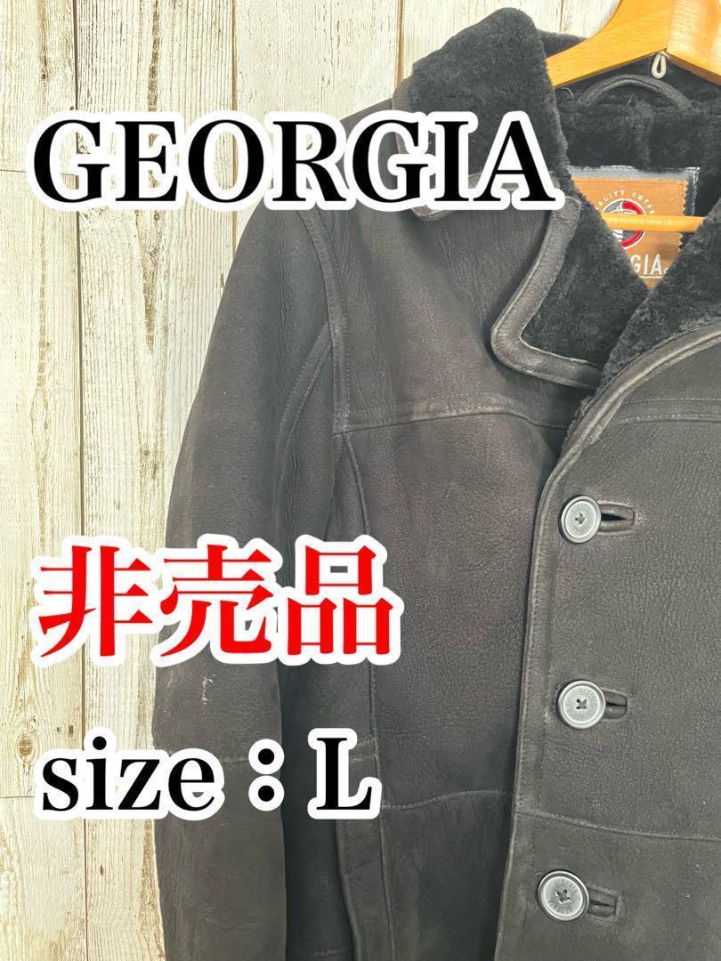 GEORGIA（ジョージア） リアルムートンコート サイズL ダウンタウン