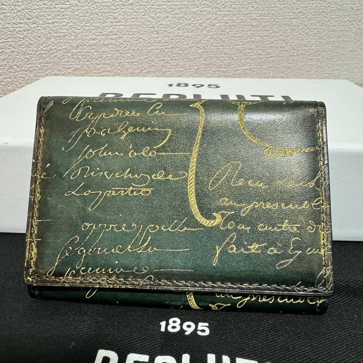 美品 BERLUTI ベルルッティ 名刺入れ カードケース ゴールデン