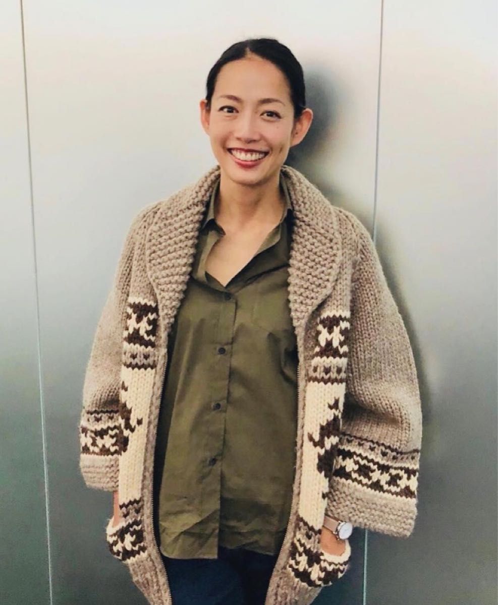 タイガーリリー キモノスリーブカウチン ニット カナディアンセーター