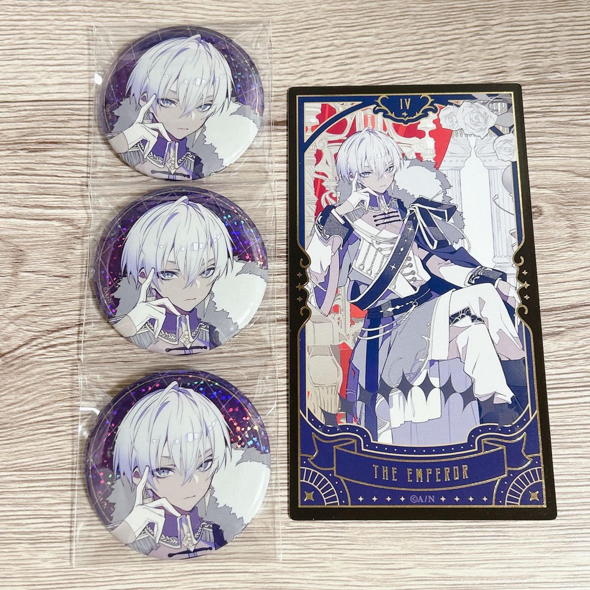 にじさんじ タロットカード タロット缶バッジ 缶バッジ イブラヒム