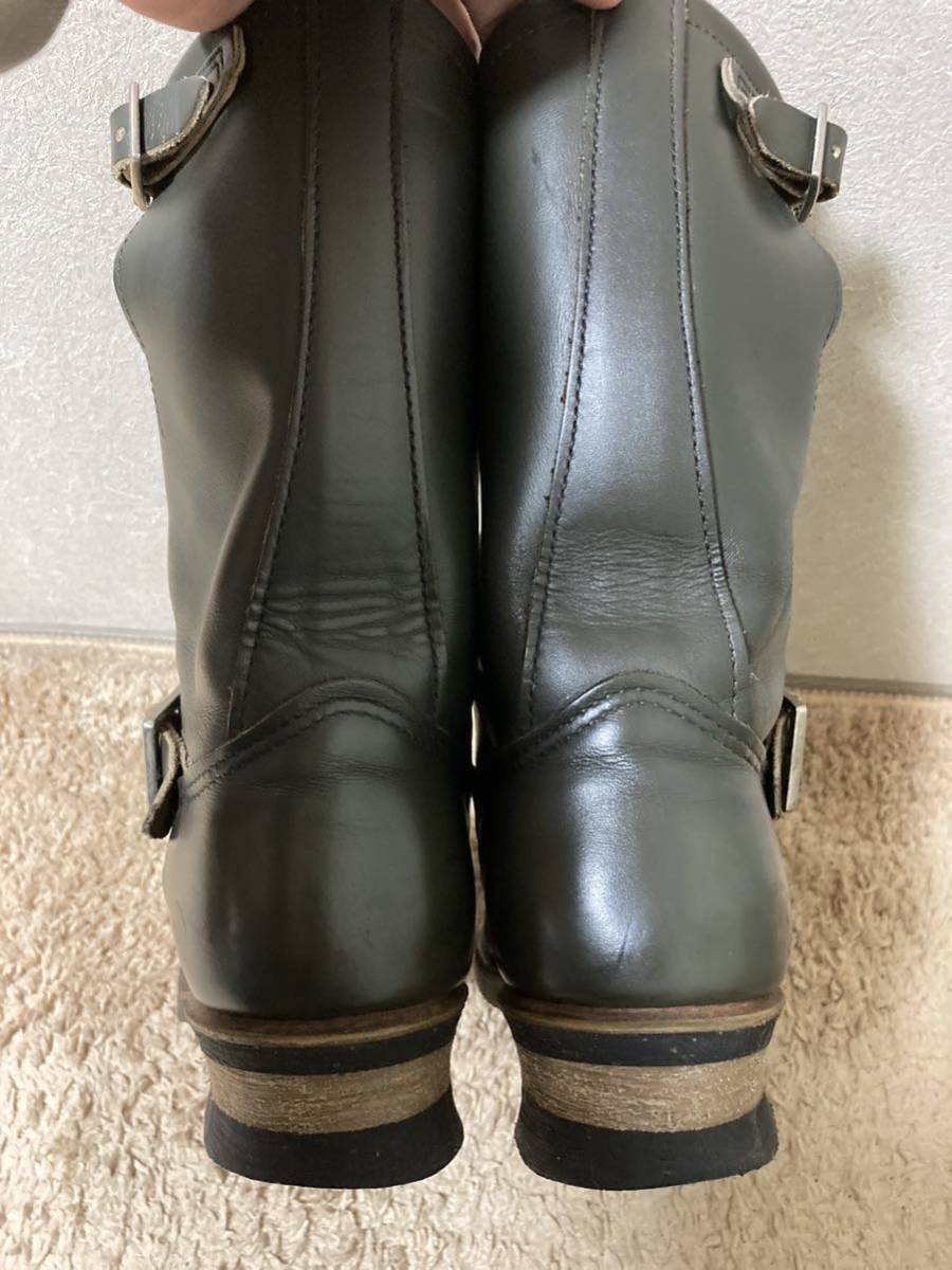 PT99 RED WING 8273 エンジニアブーツ 9 5D グリーン 緑 カンガタン