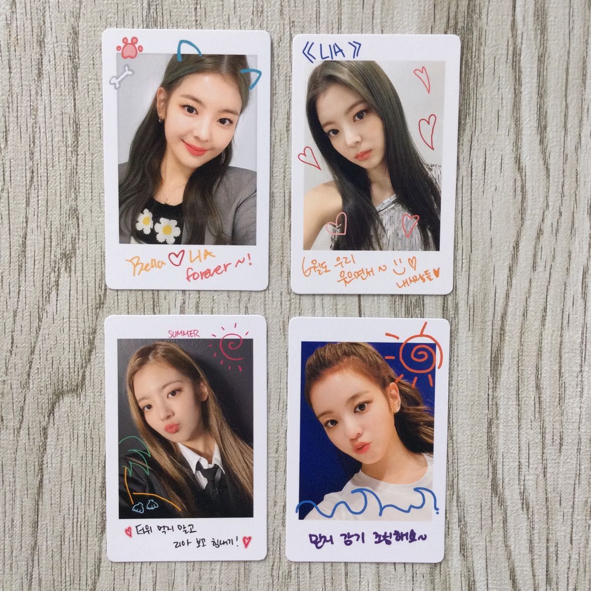 itzy リア no bad days チェキ風 トレカ lia コンプ nbd セット｜Yahoo