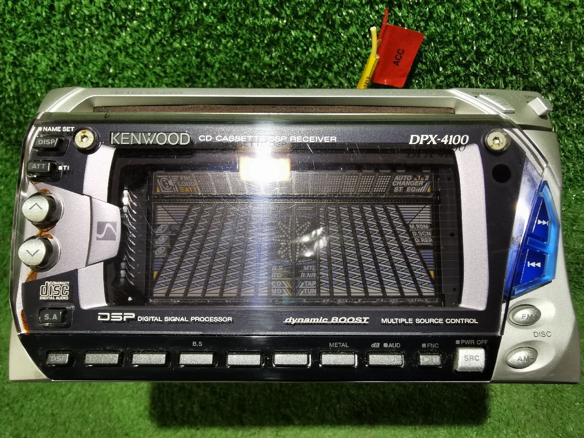 256 動作良好 ケンウッド CDカセット DPX-4100V 電源コードあり 256