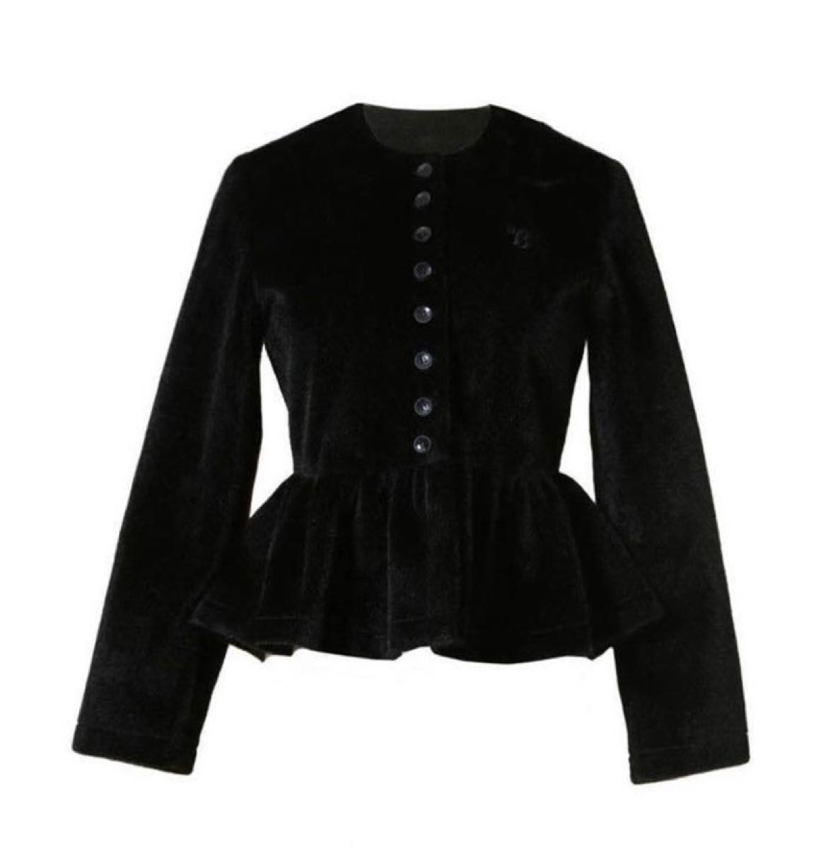 新品Bibiy ボアペプラムカーディガン PEPURAMU CARDIGAN｜Yahoo!フリマ